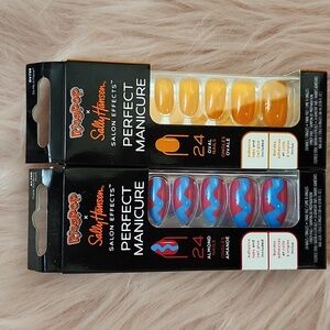 Brand New SALLY HANSEN X RINGPOP PERFECT MANICURE PRESS-ON FALSE NAILS-2CT